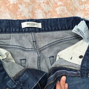 Moussy Vintage Women's Dark Blue Emma Cropped Flared Jeans Size 26 540FAC12-1210